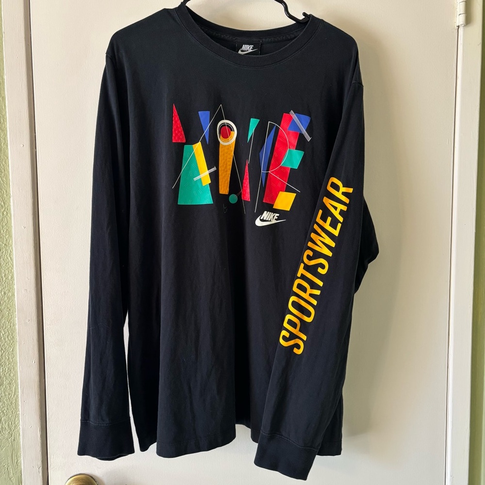 Nike Men’s Black Game Changer Graphic Long Sleeve Shirt
